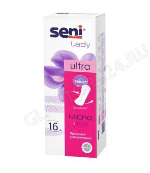 Урологические прокладки Seni LADY ultra micro 16шт арт.SE-095-UM16-RJ1 /16шт