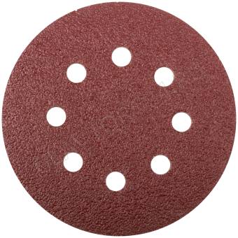 Круги шлифовальные с отверстиями (липучка), алюминий-оксидные, 125 мм, 5 шт. Р 320/39670
