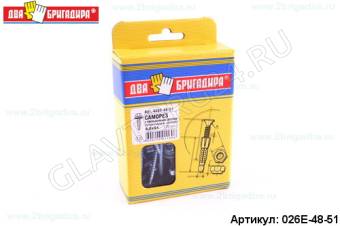 Саморез со сверлом, прокладка (EPDM) покрытие цинк 4,8*51 (70шт)