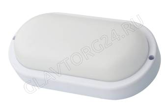 Свет.Светодиодный Ultraflash LBF-0401S  C01 (LED влагозащ. с датч. движ, 12 Вт, IP54, 220В, овал)