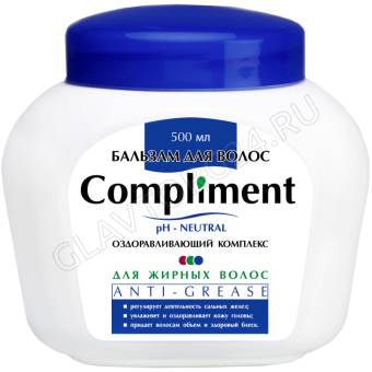 Compliment бальзам д/волос 500мл Anti-Grease д/жирных волос