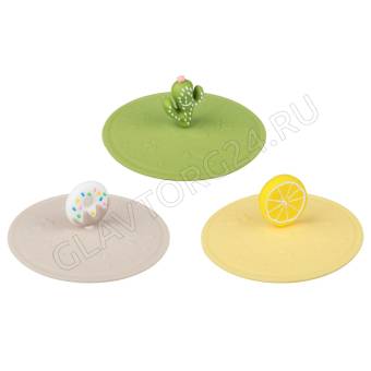 Крышка для кружки, силикон, 10см , 3 цвета VETTA