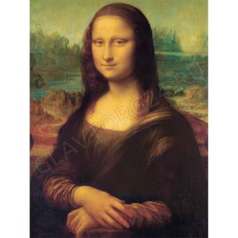 Алмазная вышивка с частичным заполнением "Мона-Лиза" 30*40 см   5276509