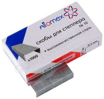 Скобы №10/1000шт Attomex 4141301
