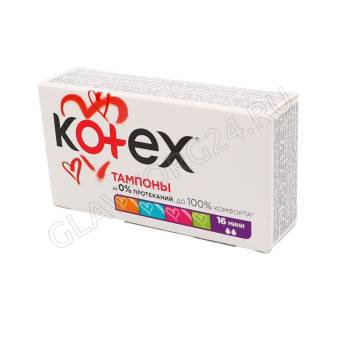 Kotex 16 мини тампоны