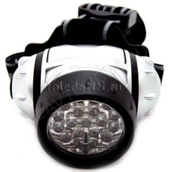 Фонарик Ultra Flash LED5353 19 Led 3*R03 налобный