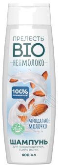 ПРЕЛЕСТЬ-БИО ШАМПУНЬ 400мл Миндальное молочкод/всех тип.вол/6