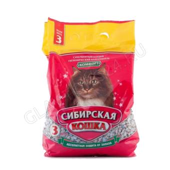 Сиб.Кошка Наполнитель Комфорт 3л (опока 3-6мм)		