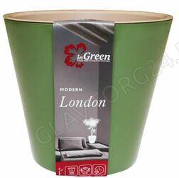 Горшок для цветов London D 12,5см/1л оливковый