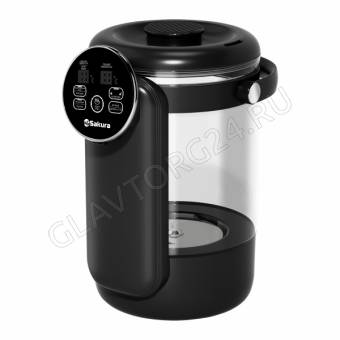 Термопот Sakura SA-1374BK 4,5л 1,35кВт пластик, стекло черный