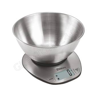 Весы кухонные электронные с чашей SAKURA SA-6064 5кг