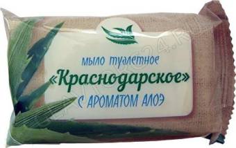 Туал.мыло 100г п/п обертка с ароматом алоэ/66шт, Меридиан