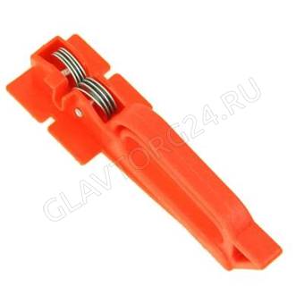 Ножеточка на блистере 19,5х4,5х3см полипропилен нерж. сталь, точильный камень арт. 884-063