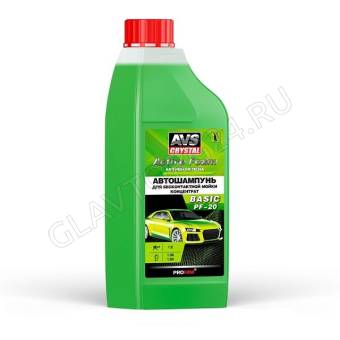 Автошампунь для б/к мойки AVS "Active Foam" 1:2 PF-20 BASIC 1 л/8