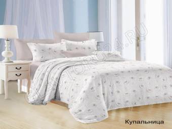 КПБ 2сп Satin collection Микросатин Купальница Под175*215+Пр180*215+2Нав(70*70)
