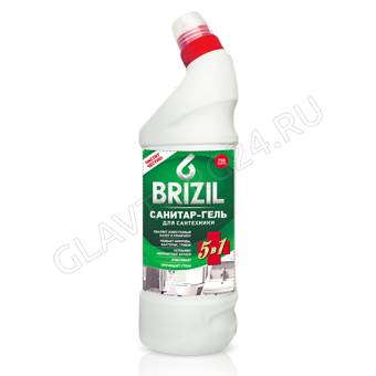 BRIZZ Санитар-гель 5в1 750мл д/сантехники (дезинфиц. с хлором)
