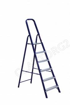 Стремянка 6ступ. Alumet проф. сталь/аллюм. 1,24м