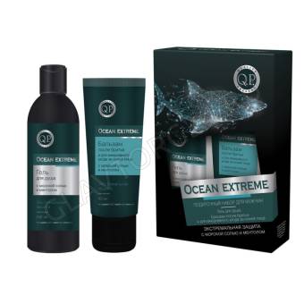 ПН Q.P. №1510 Men care Ocean Extreme (Гель для душа 200мл+Бальзам п/бритья 80мл) 8шт