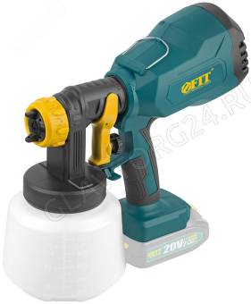 Распылитель Акк. 20 В; 1,8 / 2,5 мм; 1000 мл; 70 DIN/сек; 700 мл/мин; HVLP; коробка