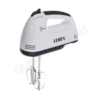 Миксер LEBEN 269-065 300Вт 4 насадки белый