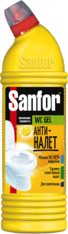 SANFOR Universal 750мл gel Лимонная Свежесть д/туал.комнат/15