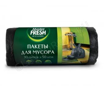 Мастер Фреш пакеты д/мусора 30л*50шт 7мкм /40шт  