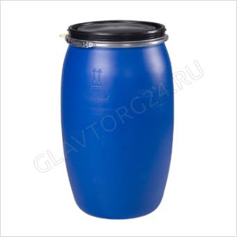 Бочка 127,0л п/э с крышкой на обруче Open Top