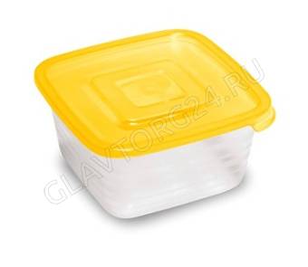 Контейнер для продуктов (СВЧ) "Унико" квадратный 0,45л с208