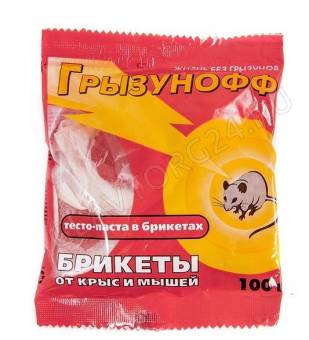 Грызунофф тесто брикет 100гр Химик