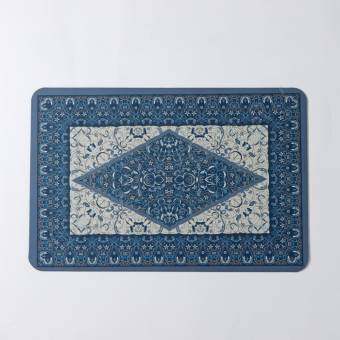 Коврик для дома Доляна "Кантри", 38х58 см, цвет синий   9724636