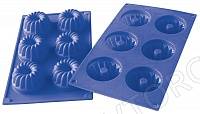 Форма Regent для кексов 6 ячеек фигурные 30*17,5*3,8см Silicone арт. 93-SI-FO-24 снято