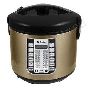 Мультиварка DELTA DL-6518 5л 900Вт 28 программ шампань