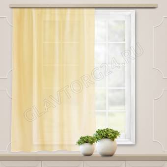 Штора вуаль 140*180см светло-бежевый