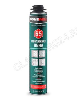 Пена монтажная PROFF 65 всесезонная DONEWELL  DPP10U65 (12мес) 