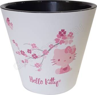 Горшок для цветов London D 200мм/4л Hello Kitty Сакура