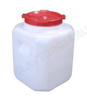 Канистра-бочка 30 л прямоуг. (горл. 215 мм) М453