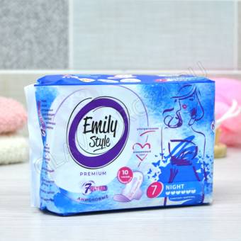 Emily Style CLASSIС прокладки критика  NIGHT 7шт УЛЬТРА, удлинен. /24