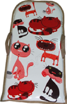 Санки-айсбот средние 0,8х0,45х4,5 тентовая ткань с принтом