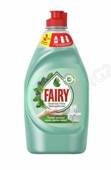 Фейри 450гр/21шт средство д/посуды нежные ручки ч.дер. и мята /21шт