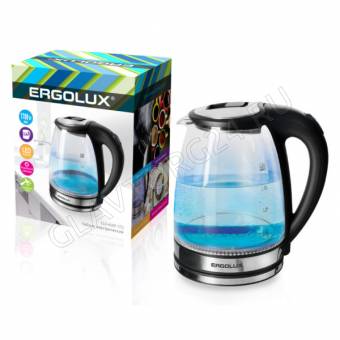 Чайник электрический ERGOLUX ELX-KG07-C72 2л 1,7кВт стекло 