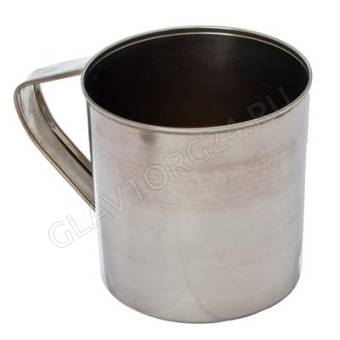 Кружка 600мл нерж. сталь 10см арт. 832-033