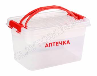 Контейнер "Аптечка" 7л (со вставкой) (уп.5)