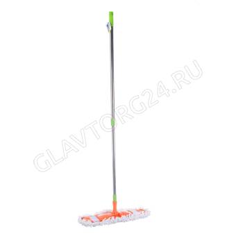 Швабра с насадкой из микрофибры, телескоп. черенок окр. металл 70-120см NP-12 VETTA арт. 444-263