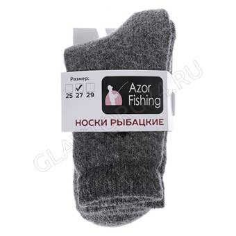 Носки мужские рыбацкие шерсть AZOR FISHING асс р-р 39-44(25-29) микс