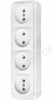 Розетка 4 ОП Пралеска Минск РА16-264/36шт