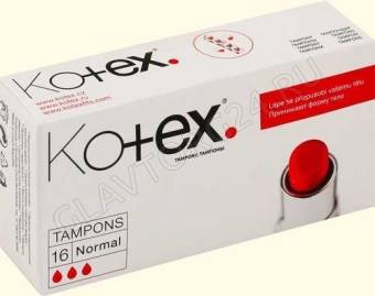 Kotex 16 нормал тампоны/12