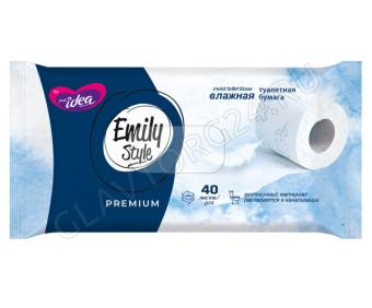 Fresh idea Влажная РАСТВОРЯЮЩАЯСЯ туалетная бумага 40шт, увеличенный размер 13*18см/35шт