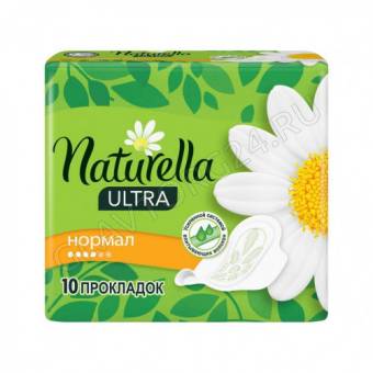 Натурелла ультра нормал прокладки 10шт/24шт 4кап