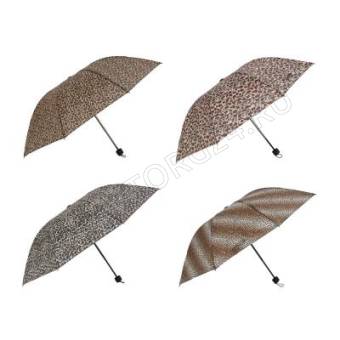 Зонт женский, механический трость "Апполот" плёнка, дл. спиц 56см-алюминий, цвет микс