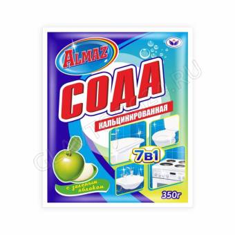 Almaz кальцинированная сода 350 гр. зел. яблоко (30 шт.)